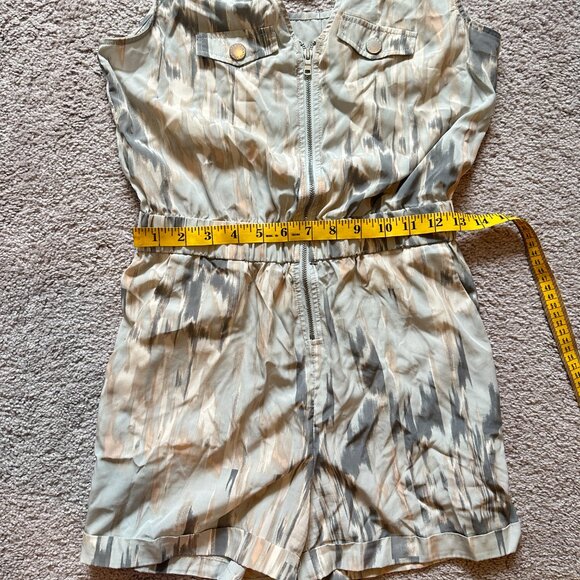 A/X ARMANI EXCHANGE | Women’s Sleeveless Romper w/ pockets | Gray | Size: 2 - Picture 6 of 13